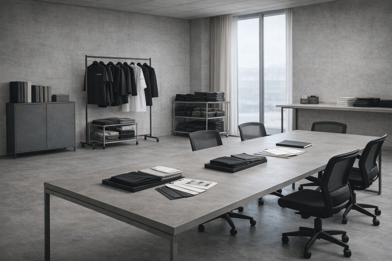 Black and White Showroom